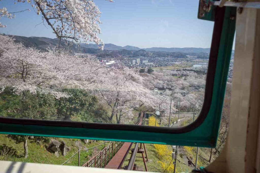 船岡城址公園ケーブルカー2019年春 RICOH GR3
